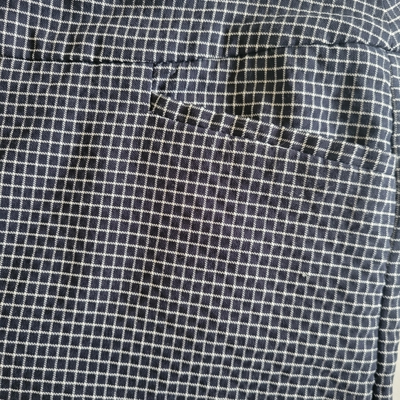 Chico's ponte pant, navy blue/white stripes - Picture 2 of 4